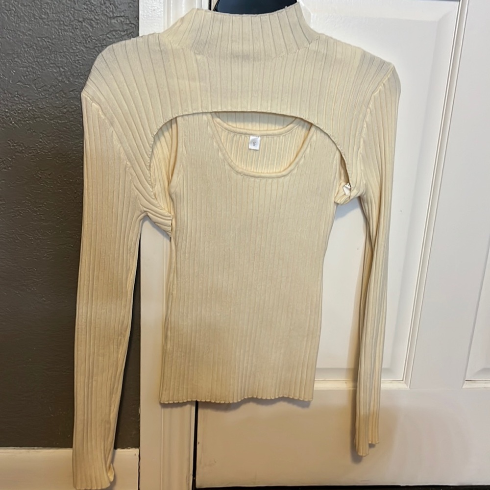 Sweater tank and sleeve